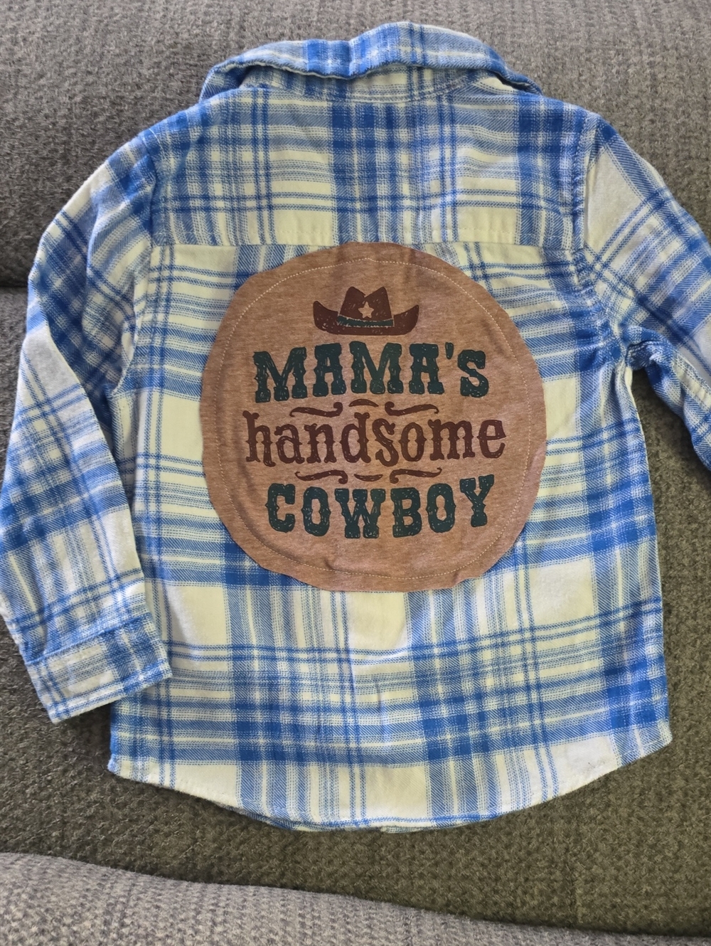 Upcycled Flannel Shirt Boys 2T
